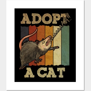 ADOPT A CAT VINTAGE Posters and Art